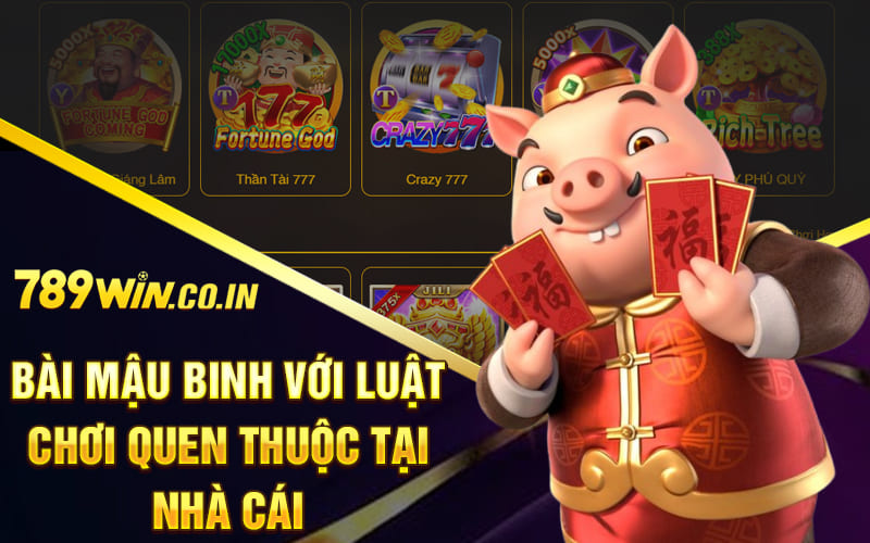 Bài Mậu Binh với luật chơi quen thuộc tại nhà cái